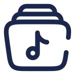 Music Library 2 SVG Icon